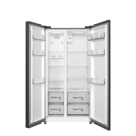 Toshiba GR - RS696WI - PMY(06) Side By Side Fridge 620L Morandi Grey | TBM Online