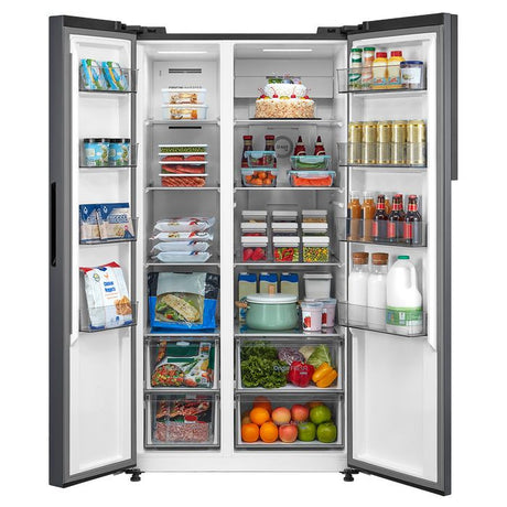 Toshiba GR - RS780WI - PMY(06) Side By Side Fridge 623L Inverter PureAir System Morandi Grey | TBM Online