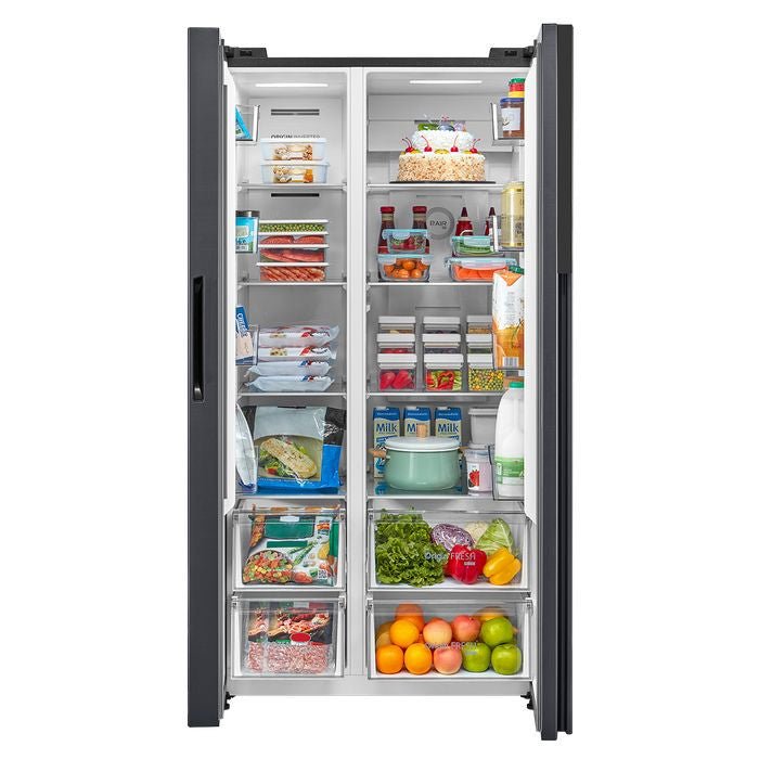 Toshiba GR - RS780WI - PMY(06) Side By Side Fridge 623L Inverter PureAir System Morandi Grey | TBM Online