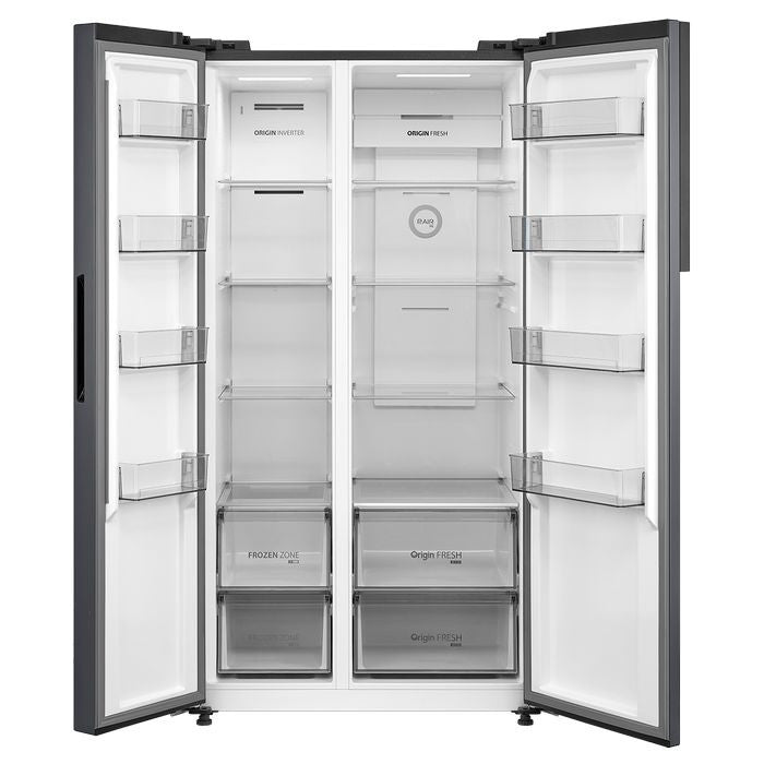 Toshiba GR - RS780WI - PMY(06) Side By Side Fridge 623L Inverter PureAir System Morandi Grey | TBM Online