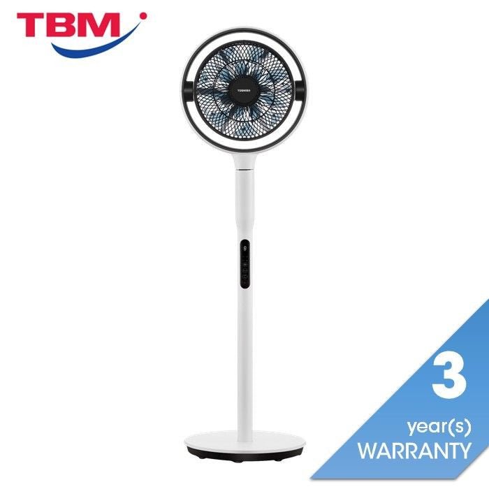 Toshiba F - DSC80XMY(W) Stand Fan 10" 7 Blades 9 Speeds | TBM Online