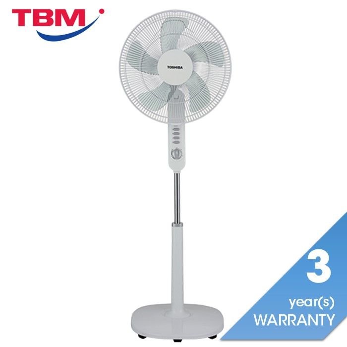 Toshiba F - LSA10(W)MY Stand Fan 16" (White) | TBM Online