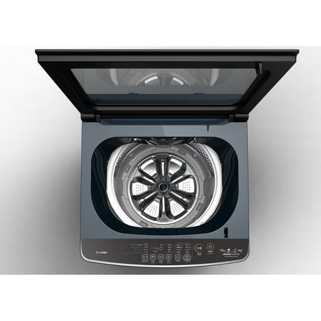 Toshiba AW - T08DUH2000QM(MG) Top Load Washer 19.0kg UFB Greatwaves With Heating DD Inverter Dark Grey | TBM Online