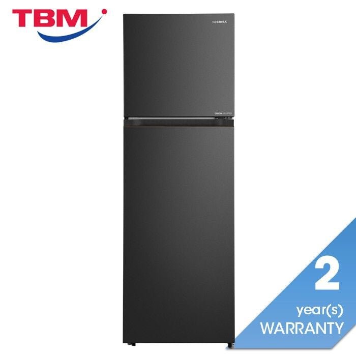 Toshiba GR - RT352WE - PMY(68) 2 Door Fridge 340L Inverter Matte Black Panel | TBM Online