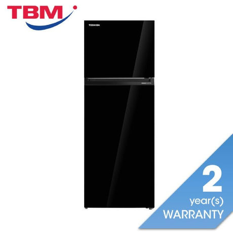 Toshiba GR - RT624WE - PGY(22) 2 Doors Fridge 530L Inverter Glass Black | TBM Online