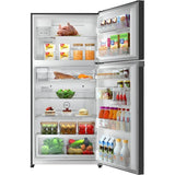 Toshiba GR - RT735WE - PGY(XK) 2 Doors Fridge 610L Origin Inverter Black Glass | TBM Online