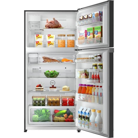 Toshiba GR - RT735WE - PGY(XK) 2 Doors Fridge 610L Origin Inverter Black Glass | TBM Online