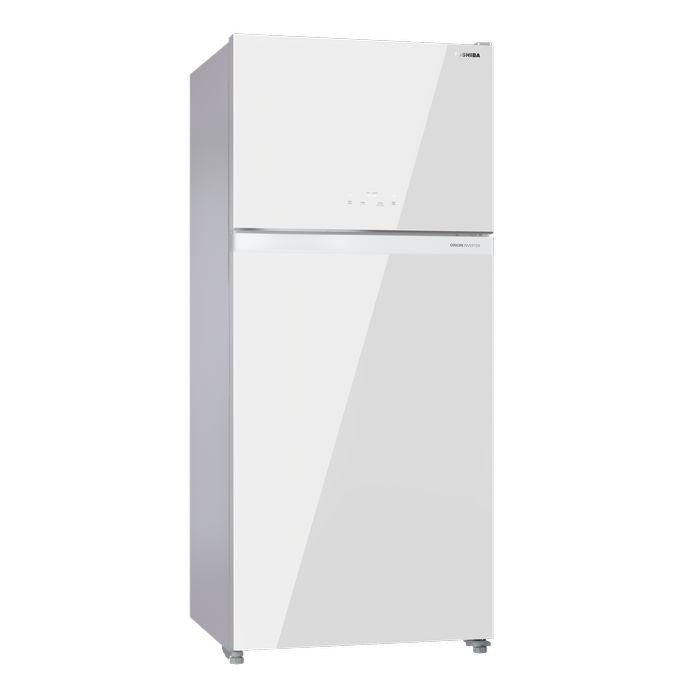 Toshiba GR - RT835WE - PGY(B5) 2 Doors Fridge 661L Origin Inverter White Glass | TBM Online