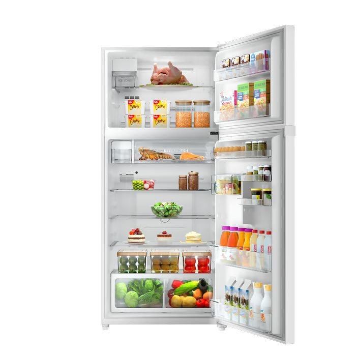 Toshiba GR - RT835WE - PGY(B5) 2 Doors Fridge 661L Origin Inverter White Glass | TBM Online