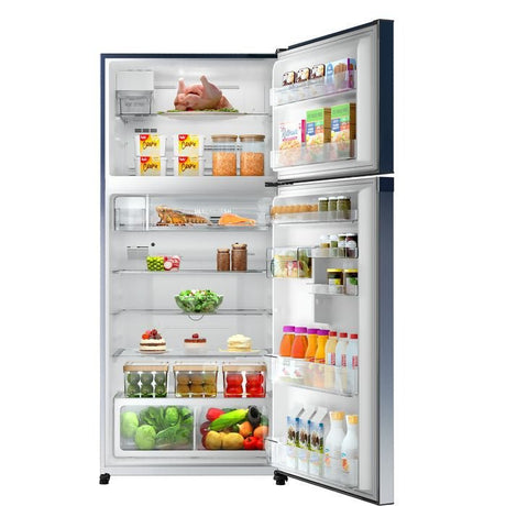 Toshiba GR - RT835WE - PGY(GG) 2 Doors Fridge 661L Origin Inverter Gradation Blue Glass | TBM Online