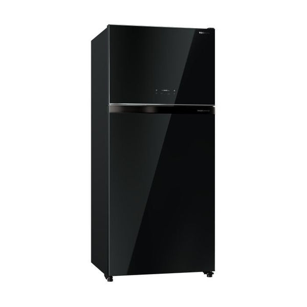 Toshiba GR - RT835WE - PGY(XK) 2 Doors Fridge 661L Origin Inverter Black Glass | TBM Online