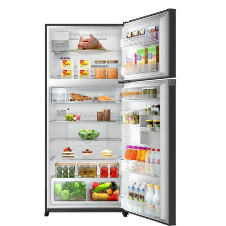 Toshiba GR - RT835WE - PGY(XK) 2 Doors Fridge 661L Origin Inverter Black Glass | TBM Online