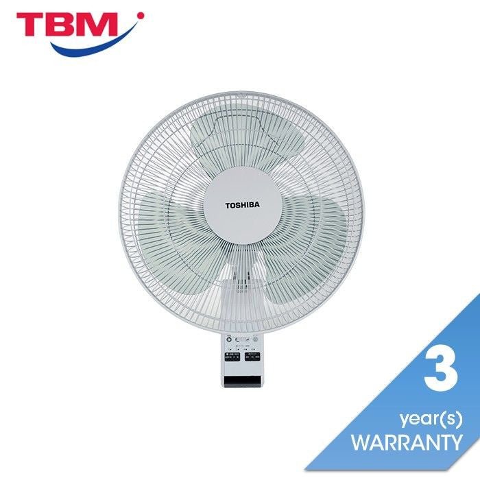 Toshiba F - WSA20(W)MY Wall Fan 16" With Remote (White) | TBM Online