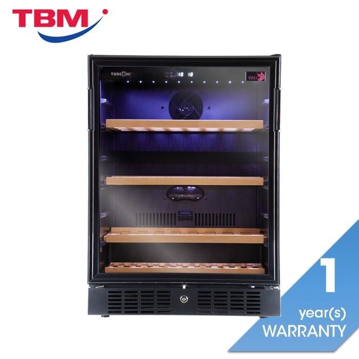 Tuscani FTS12/10 Wine Chiller Bellona 45 42 Bottles Single Zone Stainless Steel | TBM Online