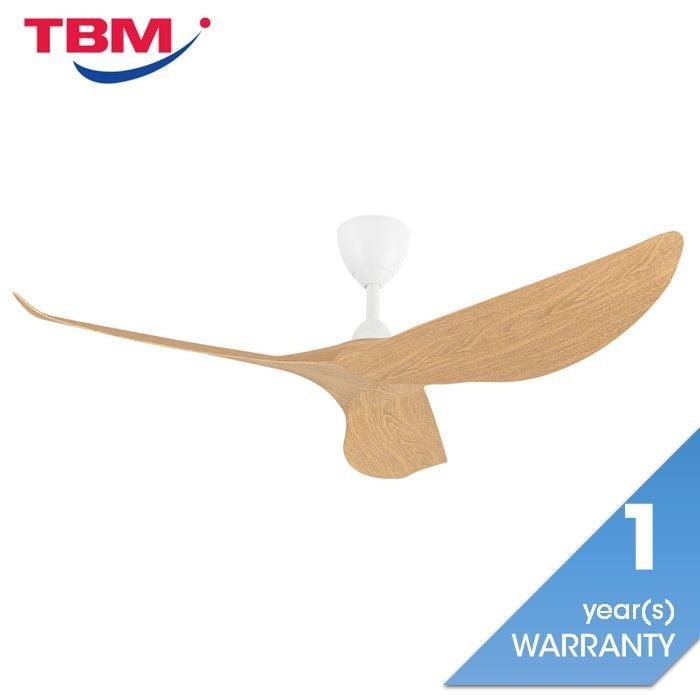 Vannus HARU 3B/56 CHESTNUT MATT WHITE Ceiling Fan 56" 3 Blades Chestnut Matt White | TBM Online