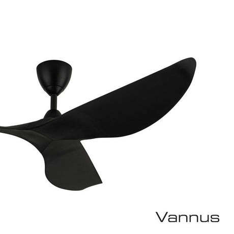 Vannus HARU 3B/56 MATT BLACK Ceiling Fan 56" 3 Blades Matt Black | TBM Online