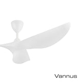 Vannus HARU 3B/56 MATT WHITE Ceiling Fan 56" 3 Blades Matt White | TBM Online
