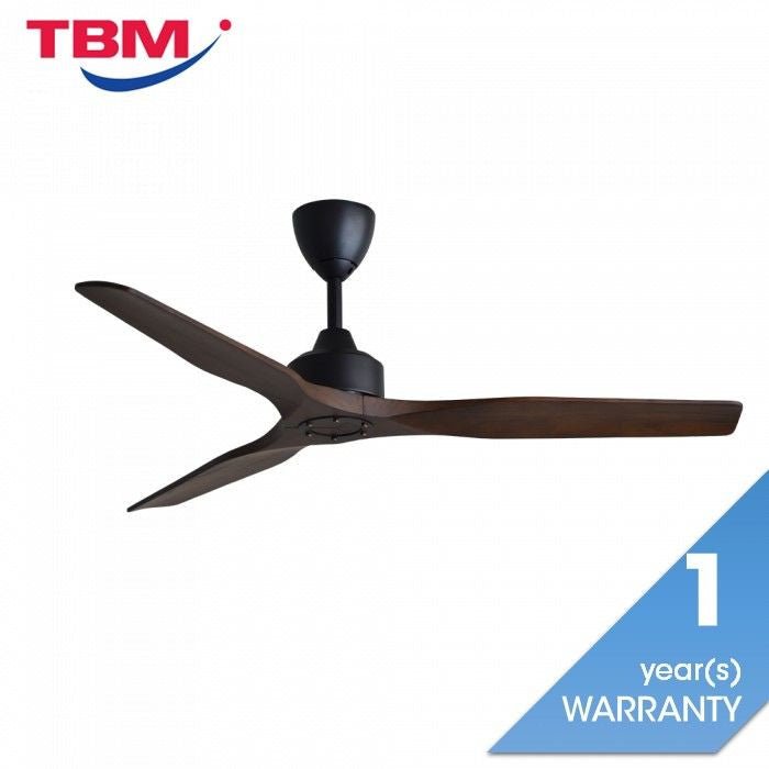 Vannus KS1 3B/56 WALNUT Ceiling Fan 56" 3 Blades Walnut | TBM Online