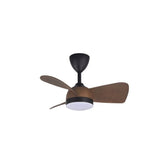 Vannus V3 3B/28 LED WALNUT Ceiling Fan 3 Blades 28 Inch LED Walnut | TBM Online