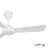 Vannus V3 3B/46 MATT WHITE Ceiling Fan 3 Blades 46" DC Motor Matt White | TBM Online