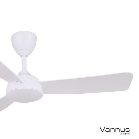 Vannus V3 3B/46 MATT WHITE Ceiling Fan 3 Blades 46" DC Motor Matt White | TBM Online