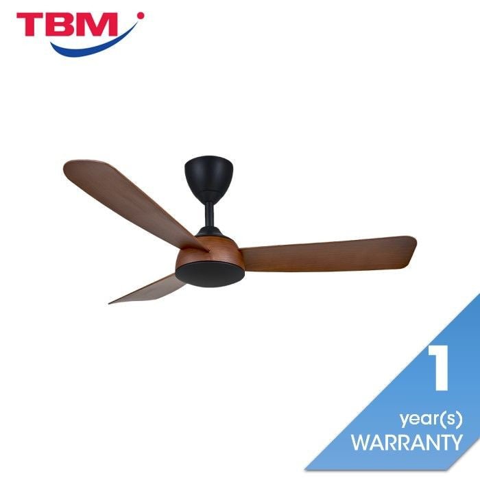 Vannus V3 3B/46 WALNUT Ceiling Fan 3 Blades 46" DC Motor Walnut | TBM Online