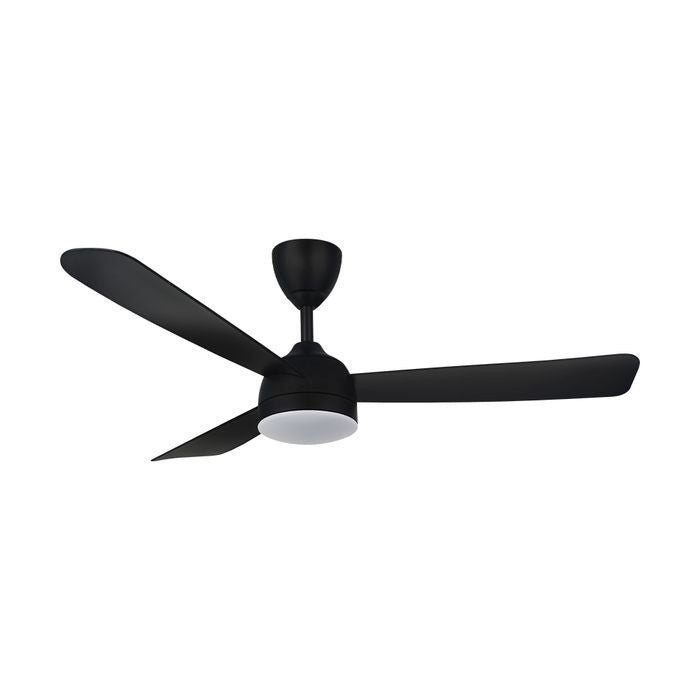 Vannus V3 3B/52 LED MATT BLACK Ceiling Fan 3 Blades 52 Inch LED Matt Black | TBM Online