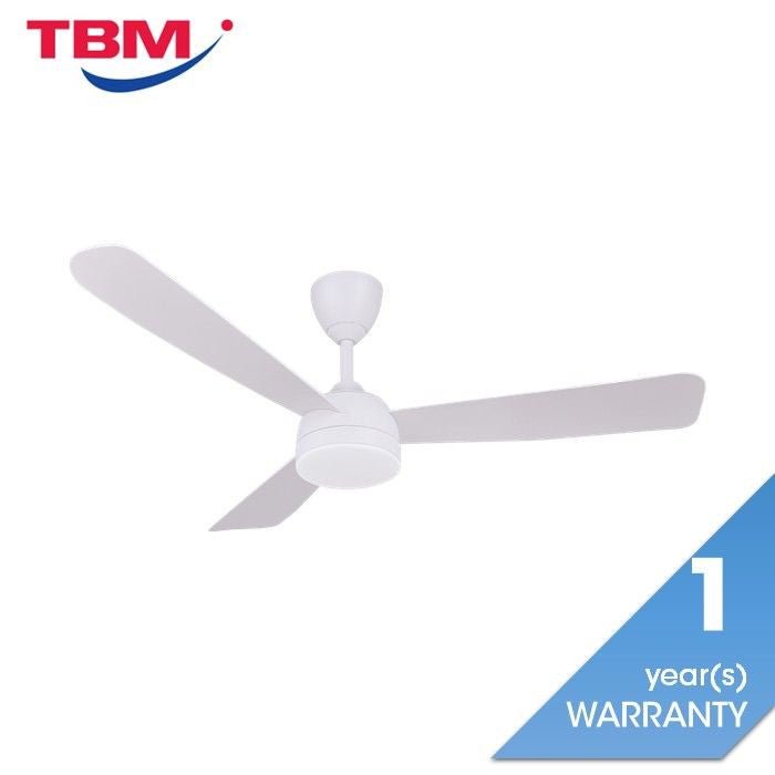 Vannus V3 3B/52 LED MATT WHITE Ceiling Fan 3 Blades 52" LED Matt White | TBM Online
