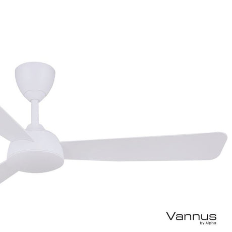 Vannus V3 3B/52 MATT WHITE Ceiling Fan 3 Blades 52" DC Motor Matt White | TBM Online