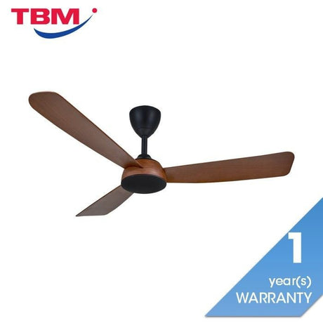 Vannus V3 3B/52 WALNUT Ceiling Fan 3 Blades 52" DC Motor Walnut | TBM Online