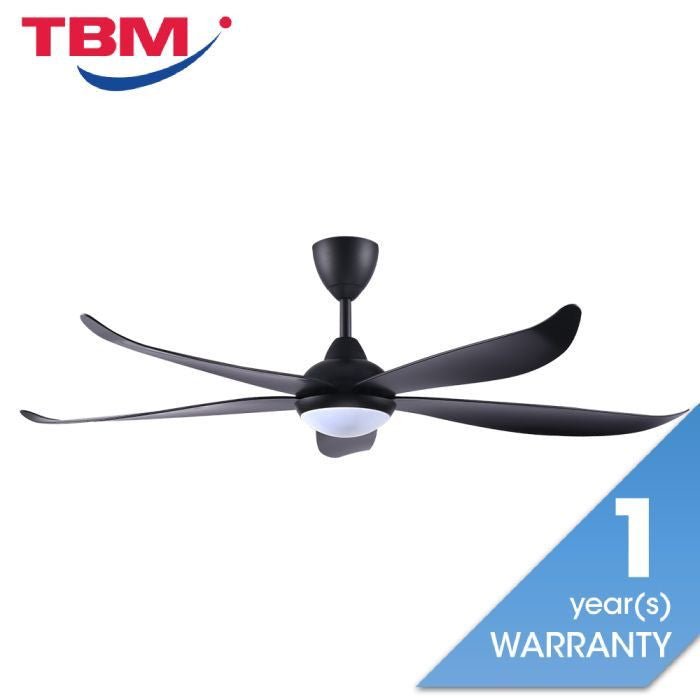 Vannus GRAND LUNA 5B/60 LED MATT BLACK Ceiling Fan 5 Blades 60 Inch LED Matt Black | TBM Online