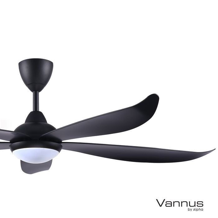 Vannus GRAND LUNA 5B/60 LED MATT BLACK Ceiling Fan 5 Blades 60 Inch LED Matt Black | TBM Online