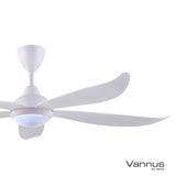 Vannus GRAND LUNA 5B/60 LED MATT WHITE Ceiling Fan 5 Blades 60 Inch LED Matt White | TBM Online