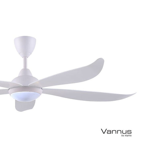 Vannus GRAND LUNA 5B/60 LED MATT WHITE Ceiling Fan 5 Blades 60 Inch LED Matt White | TBM Online