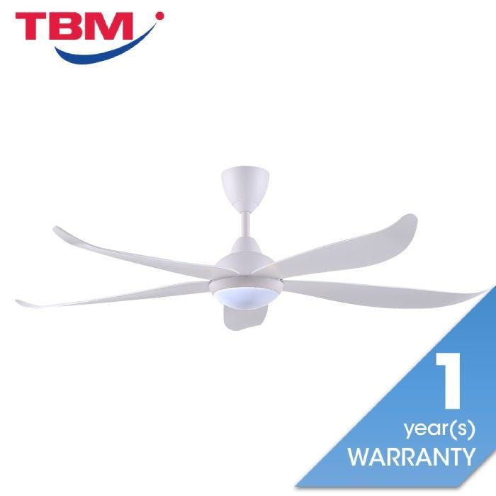 Vannus GRAND LUNA 5B/60 LED MATT WHITE Ceiling Fan 5 Blades 60 Inch LED Matt White | TBM Online