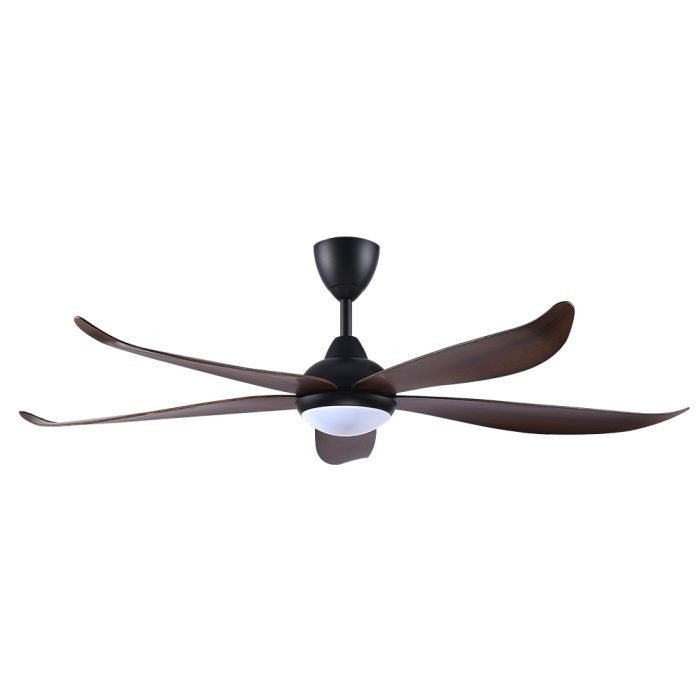 Vannus GRAND LUNA 5B/60 LED WALNUT MATT BLACK Ceiling Fan 5 Blades 60 Inch LED Walnut Matt Black | TBM Online