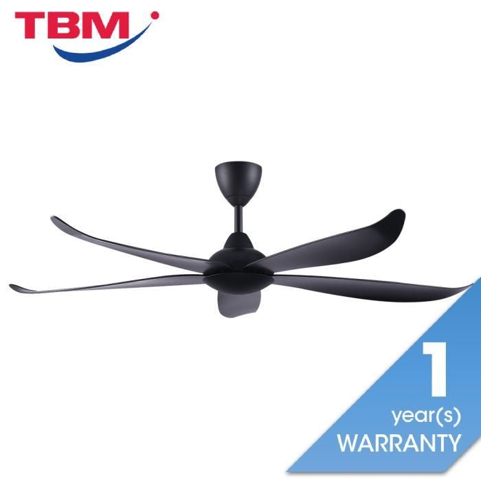 Vannus GRAND LUNA 5B/60 MATT BLACK Ceiling Fan 5 Blades 60 Inch Matt Black | TBM Online