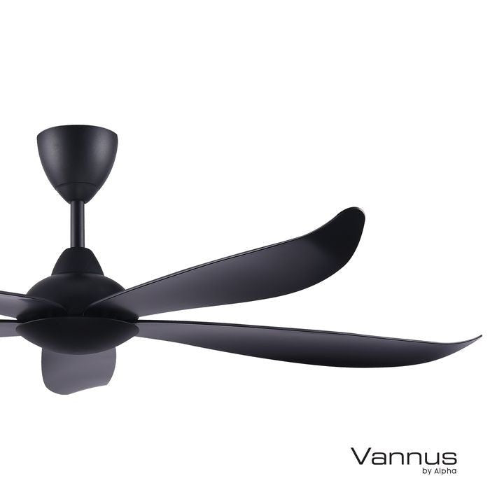 Vannus GRAND LUNA 5B/60 MATT BLACK Ceiling Fan 5 Blades 60 Inch Matt Black | TBM Online