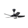 Vannus IRIZ 5B/40 LED MATT BLACK Ceiling Fan 5 Blades 40 Inch LED Motor DC Matt Black | TBM Online