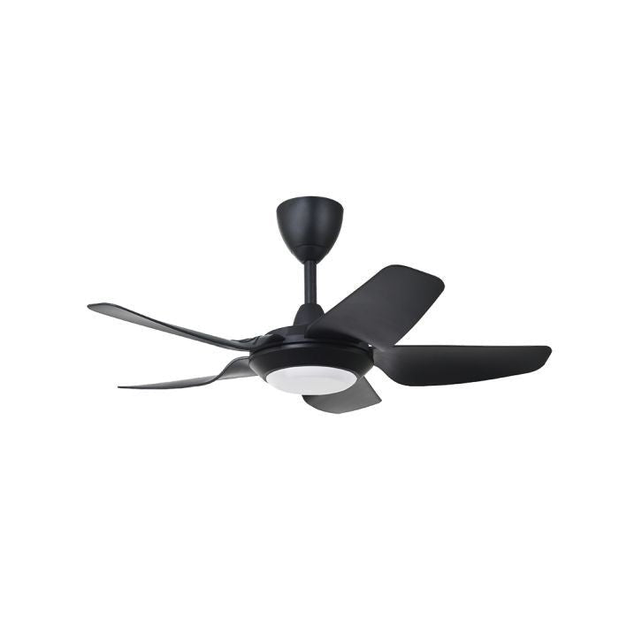 Vannus IRIZ 5B/40 LED MATT BLACK Ceiling Fan 5 Blades 40 Inch LED Motor DC Matt Black | TBM Online