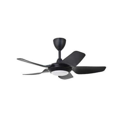 Vannus IRIZ 5B/40 LED MATT BLACK Ceiling Fan 5 Blades 40 Inch LED Motor DC Matt Black | TBM Online