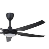 Vannus IRIZ 5B/56 LED MATT BLACK Ceiling Fan 5 Blades 56 Inch LED Motor DC Matt Black | TBM Online