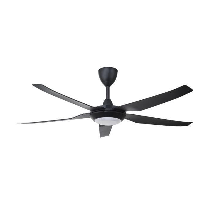 Vannus IRIZ 5B/56 LED MATT BLACK Ceiling Fan 5 Blades 56 Inch LED Motor DC Matt Black | TBM Online