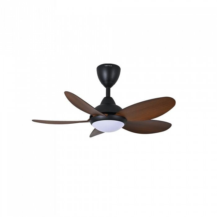 Vannus LUNA 5B/36 LED MATT BLACK WALNUT 36" Ceiling Fan 5 Blades LED Matt Black Walnut | TBM Online