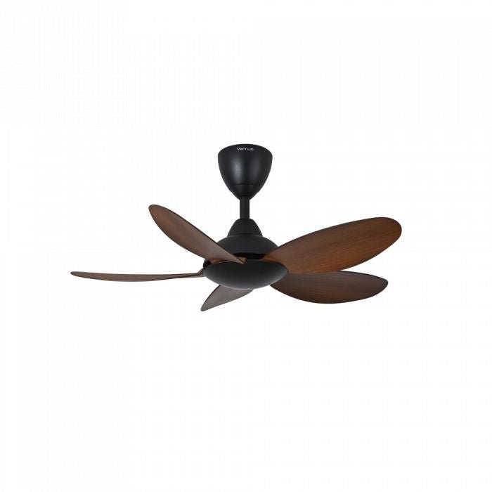 Vannus LUNA 5B/36 MATT BLACK WALNUT 36" Ceiling Fan 5 Blades Matt Black/Walnut | TBM Online