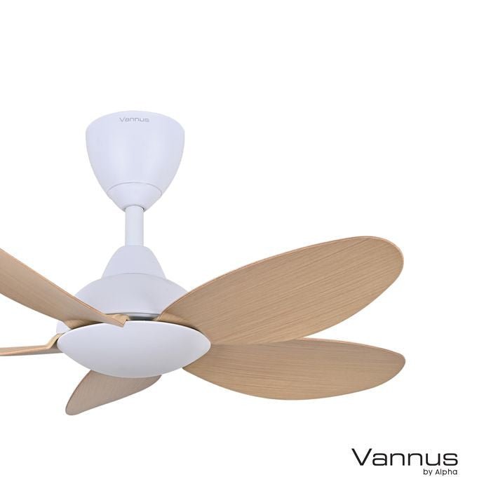 Vannus LUNA 5B/36 MATT WHITE MAPLE 36" Ceiling Fan 5 Blades Matt White Maple | TBM Online