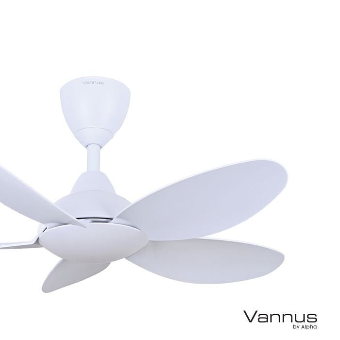 Vannus LUNA 5B/36 MATT WHITE 36" Ceiling Fan 5 Blades Matt White | TBM Online