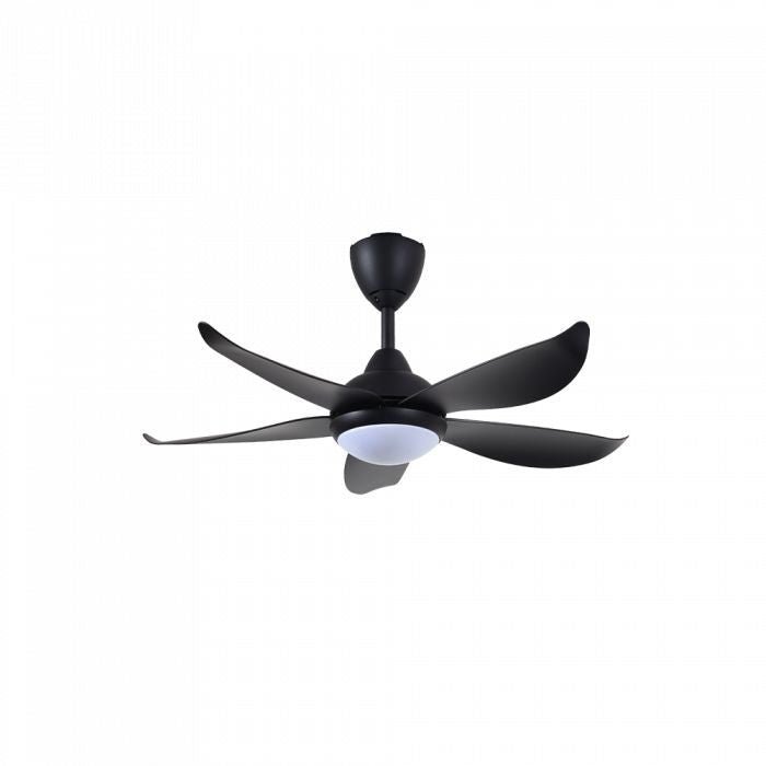 Vannus LUNA 5B/40 LED MATT BLACK 40" Ceiling Fan With LED 5 Blades Matt Black | TBM Online