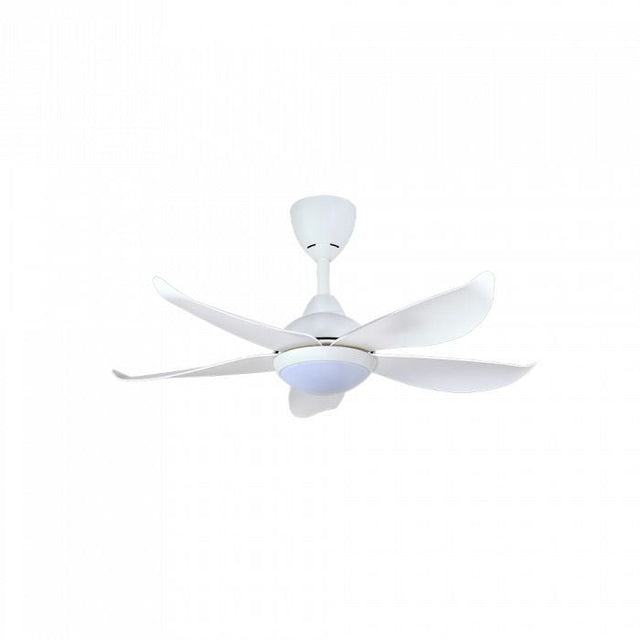 Vannus LUNA 5B/40 LED MATT WHITE 40" Ceiling Fan With LED 5 Blades Matt White | TBM Online