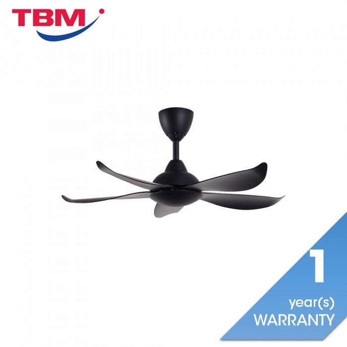 Vannus LUNA 5B/40 MATT BLACK 40" Ceiling Fan 5 Blades Matt Black | TBM Online